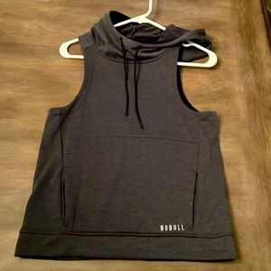 NoBull micro plush sleeveless hoodie